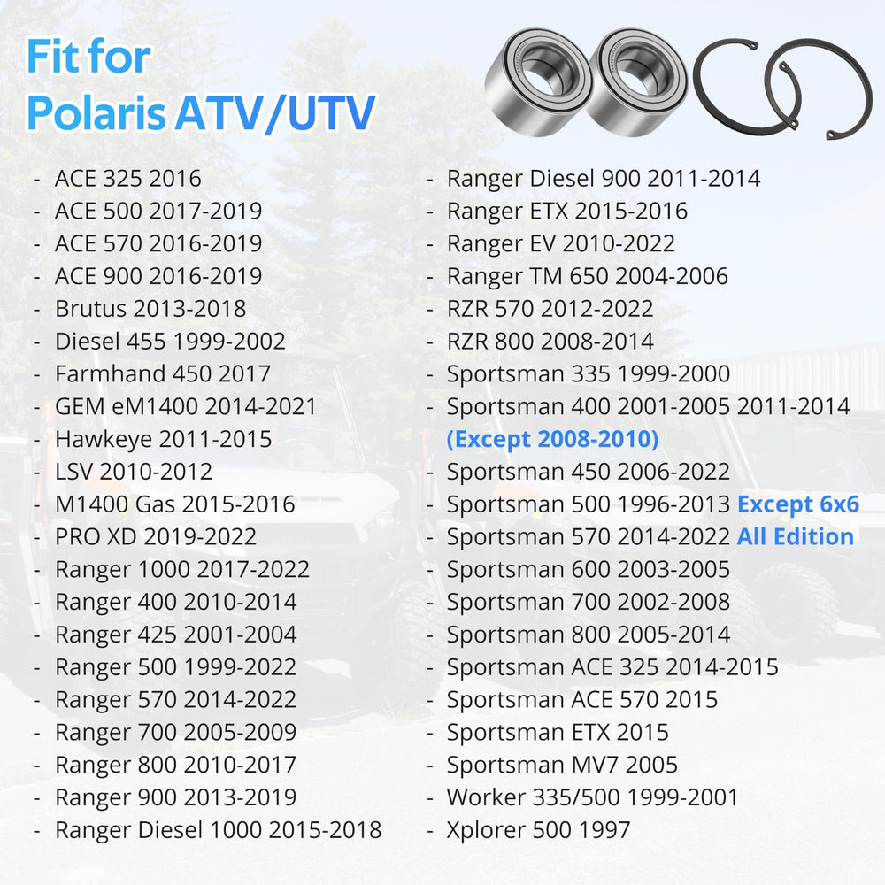 JAVIK bearing pair with 40x74x40 dimensions ready for installation.