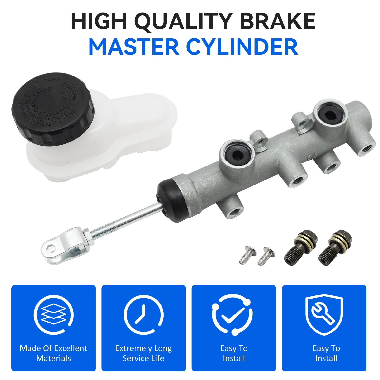 JAVIK brake master cylinder for General 1000 uses durable aluminum alloy construction