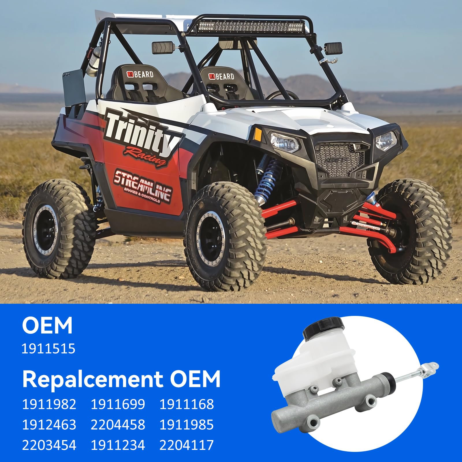 JAVIK brake master cylinder for Ranger Crew 570-900 delivers smooth, controlled braking under load