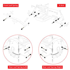 JAVIK Club Car DS inner sleeve detail highlights strong alloy steel support