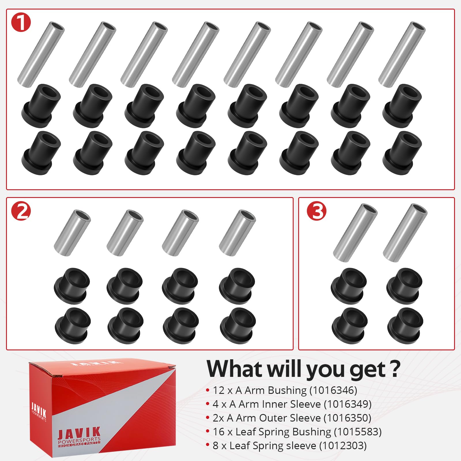 JAVIK Club Car DS OEM numbers displayed verify compatibility
