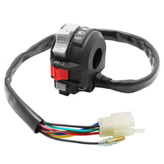 JAVIK control switch for Yamaha ATV showing engine start and headlight control