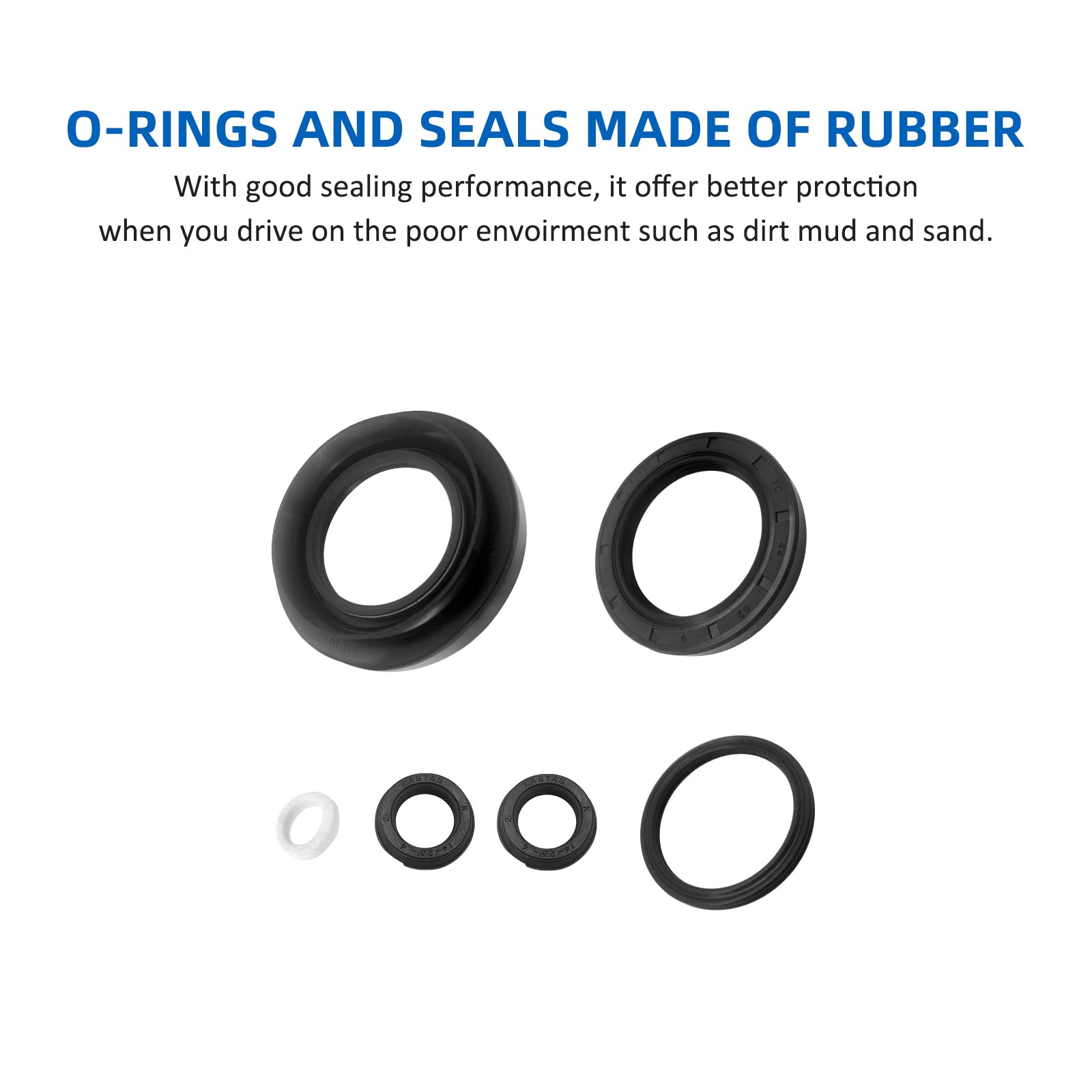 JAVIK Dust Seal B for TRX300, maintains seal integrity in mud conditions