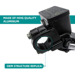 JAVIK front brake master cylinder for KFX700 provides quick response and reliability