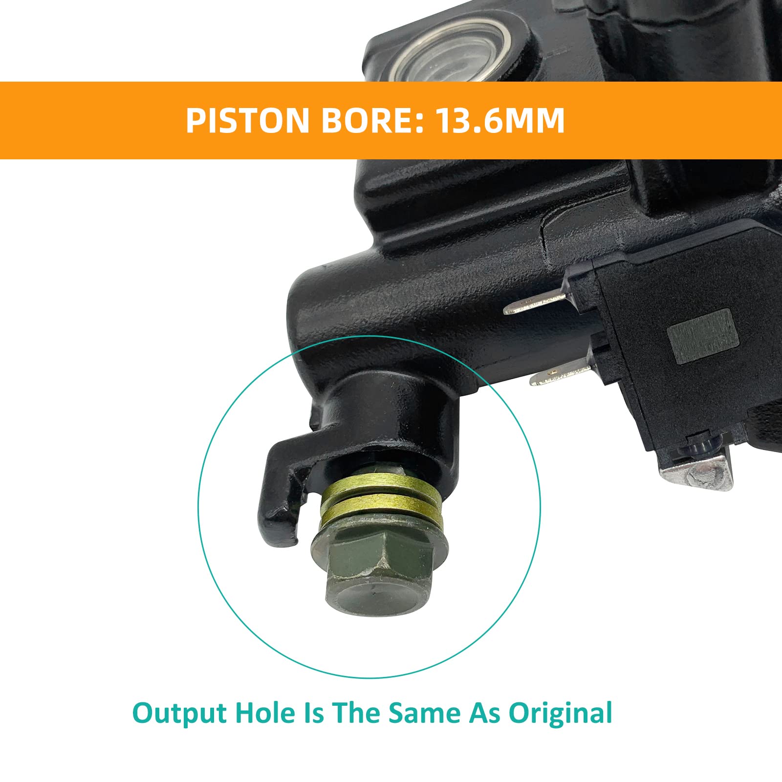 JAVIK OEM-numbered front brake master cylinder compatible with 43015-1489 and 43015-1369