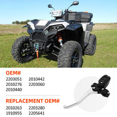 JAVIK front brake master cylinder for Polaris Sportsman 450 ensures smooth lever feel during long rides.