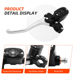 JAVIK front brake master cylinder for Polaris Sportsman 500 provides quick response under load.