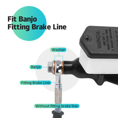 JAVIK front brake master cylinder for Sportsman 335, stable control on trails.