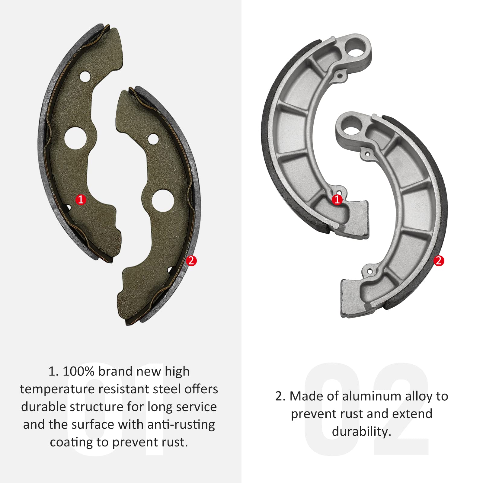 JAVIK front pin caps protect components and extend life.