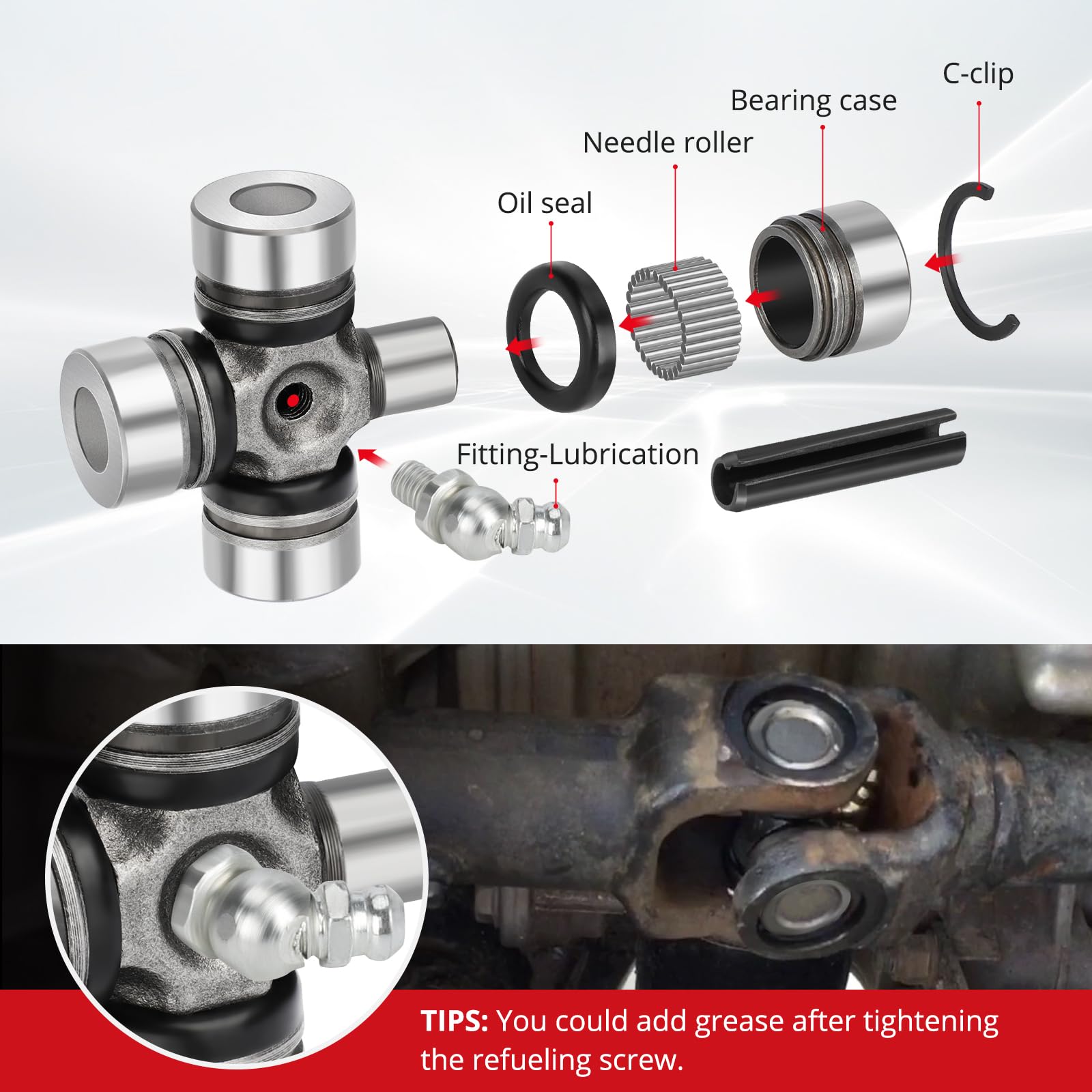 JAVIK U-Joint for Polaris Ranger 570 Crew, dependable replacement.