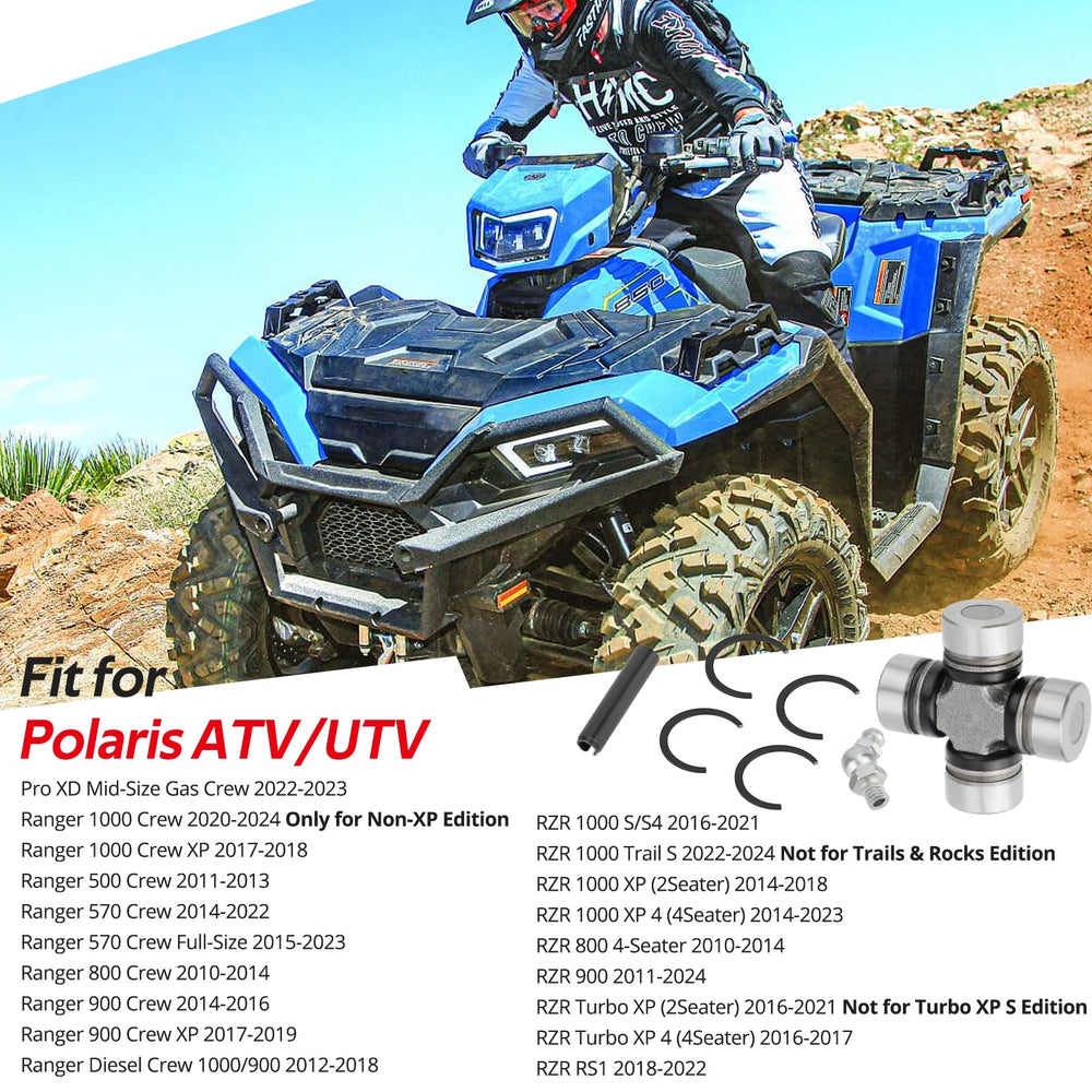 JAVIK U-Joint for Polaris RZR 900 rear shaft, reliable performance and longevity.