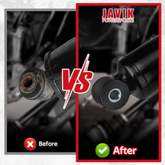 JAVIK assembly guide image showing clear steps for quick, tool-friendly installation.