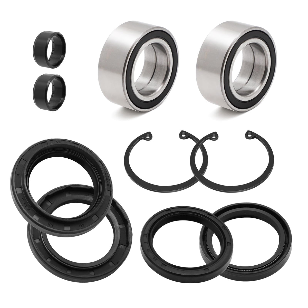 JAVIK front wheel bearing seals kit for Honda FourTrax guards against dust and water.