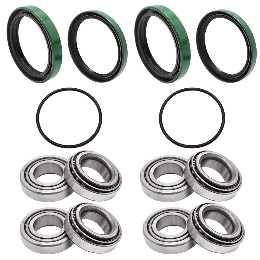 JAVIK front wheel hub strut seals improve front-end accuracy for Polaris Scrambler.