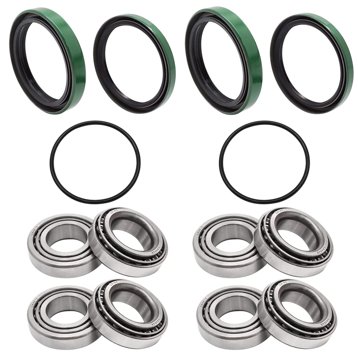 JAVIK front wheel hub strut seals improve front-end accuracy for Polaris Scrambler.