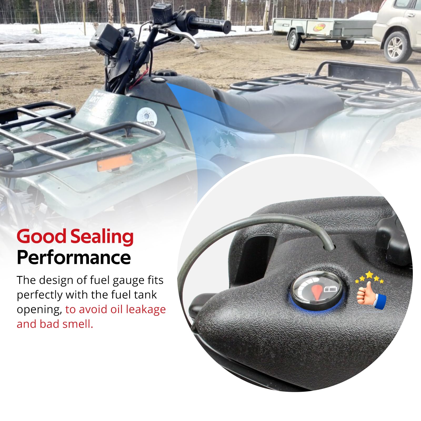 JAVIK fuel gauge for Arctic Cat ATV 400 with easy DIY replacement