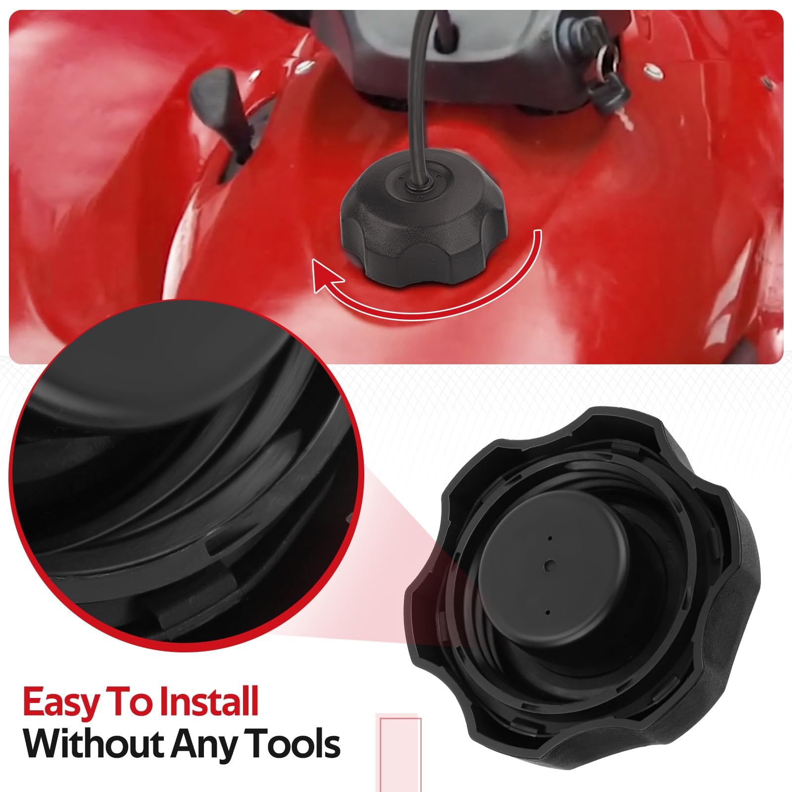 JAVIK gas cap for Honda Foreman 500 ensuring a snug fit