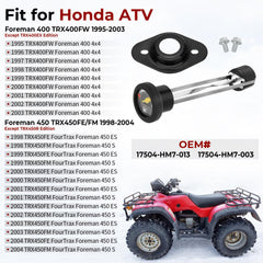 JAVIK gas cap for Honda Foreman ensures secure seal and quick access.