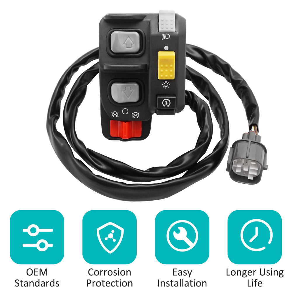 Engine start and kill switch portion of the JAVIK Rancher unit