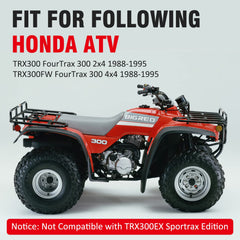 JAVIK headlight hi/lo switch on TRX300 handlebar enhances visibility options