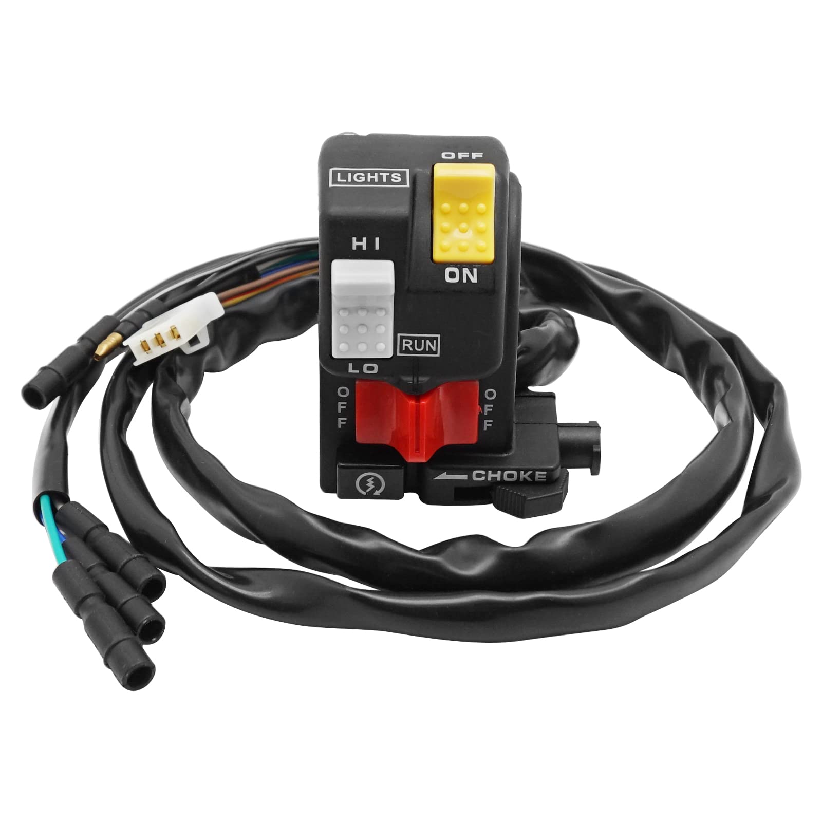 JAVIK start-stop switch for Honda TRX300 on the left handlebar improves engine control