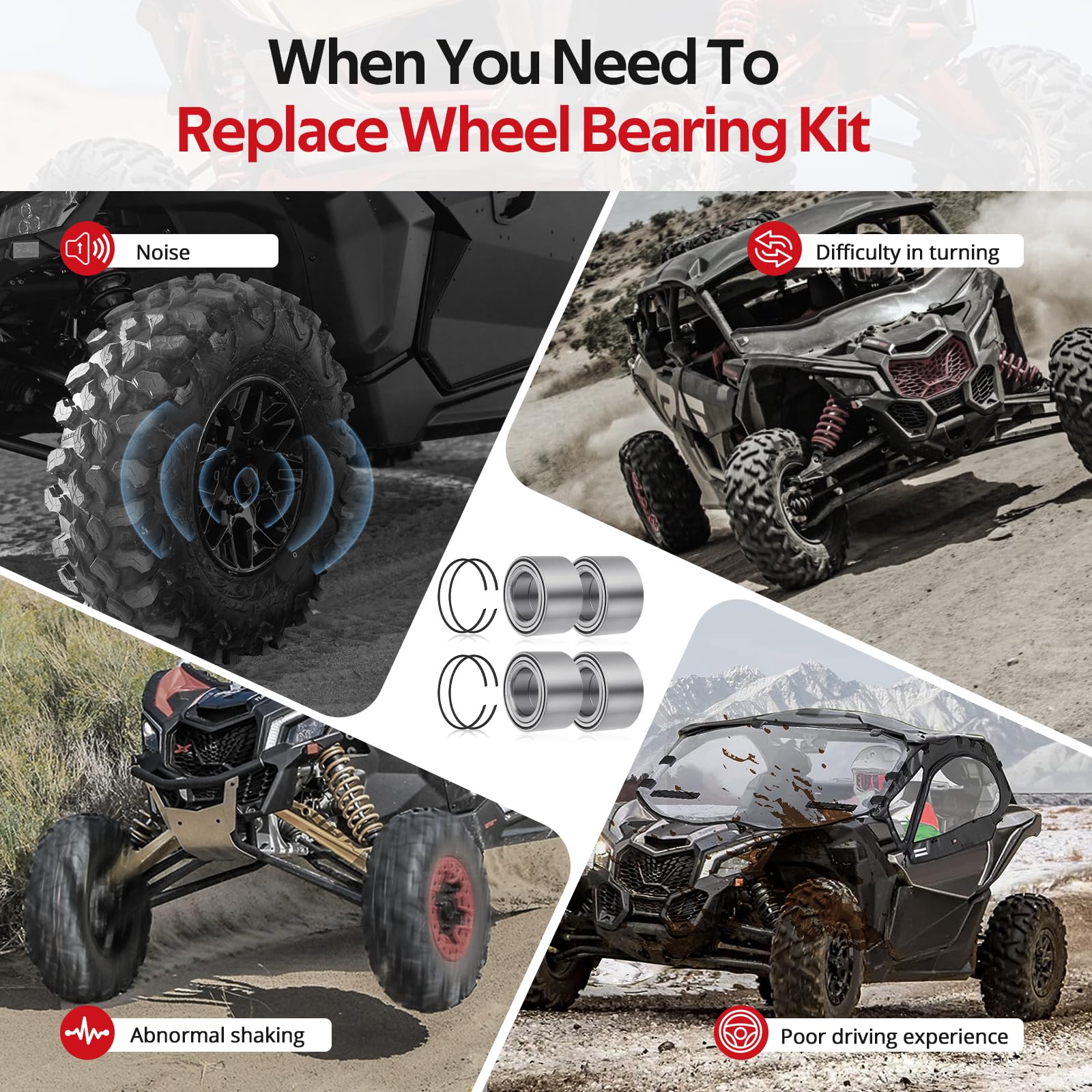 JAVIK installation tips image showing side-by-side fitment for Can-Am X3