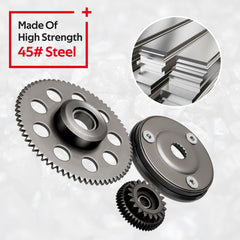 JAVIK one-way starter assembly: demonstration of reliable engagement.