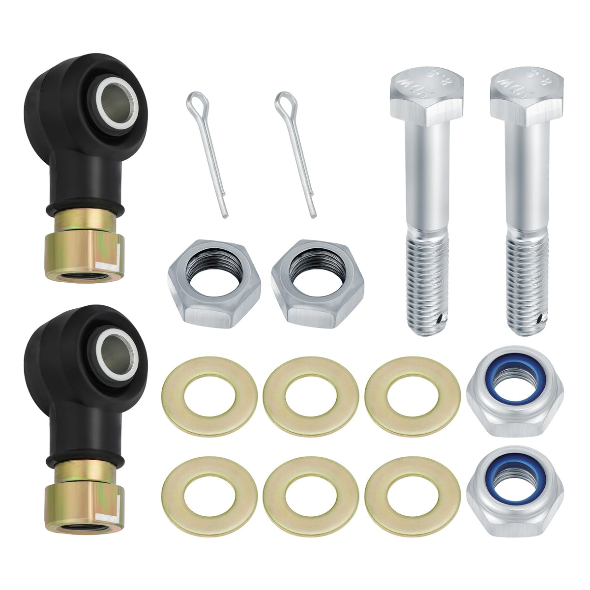 JAVIK outer tie rod end 2-pack for Polaris UTV fit, durable steering upgrade