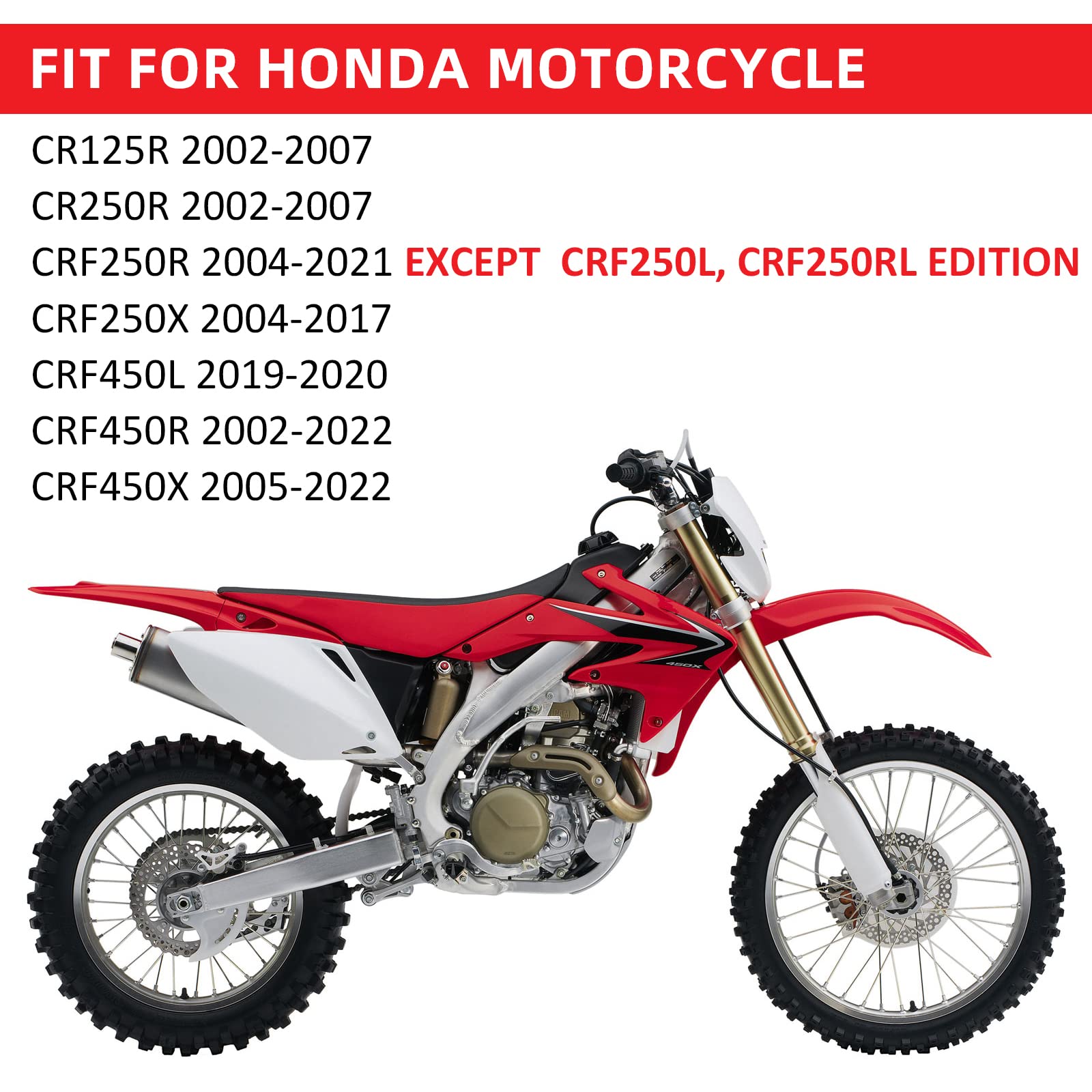 JAVIK rear brake pads for Honda CRF provide balanced braking.