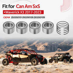 JAVIK rear wheel bearing kit for Maverick X3 enhances smooth ride on rough trails