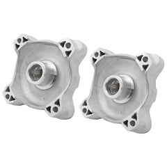 JAVIK retaining ring pair keeps hub assembly securely seated.