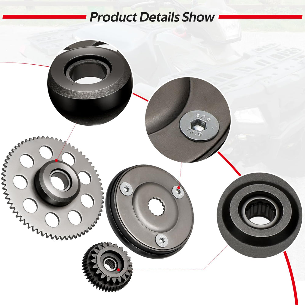 JAVIK starter clutch bearing: preinstalled for quick install and steady operation.