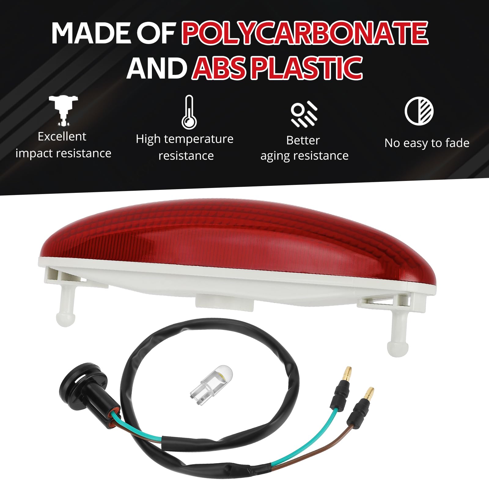JAVIK tail light lens for Honda TRX250X offers factory-like performance