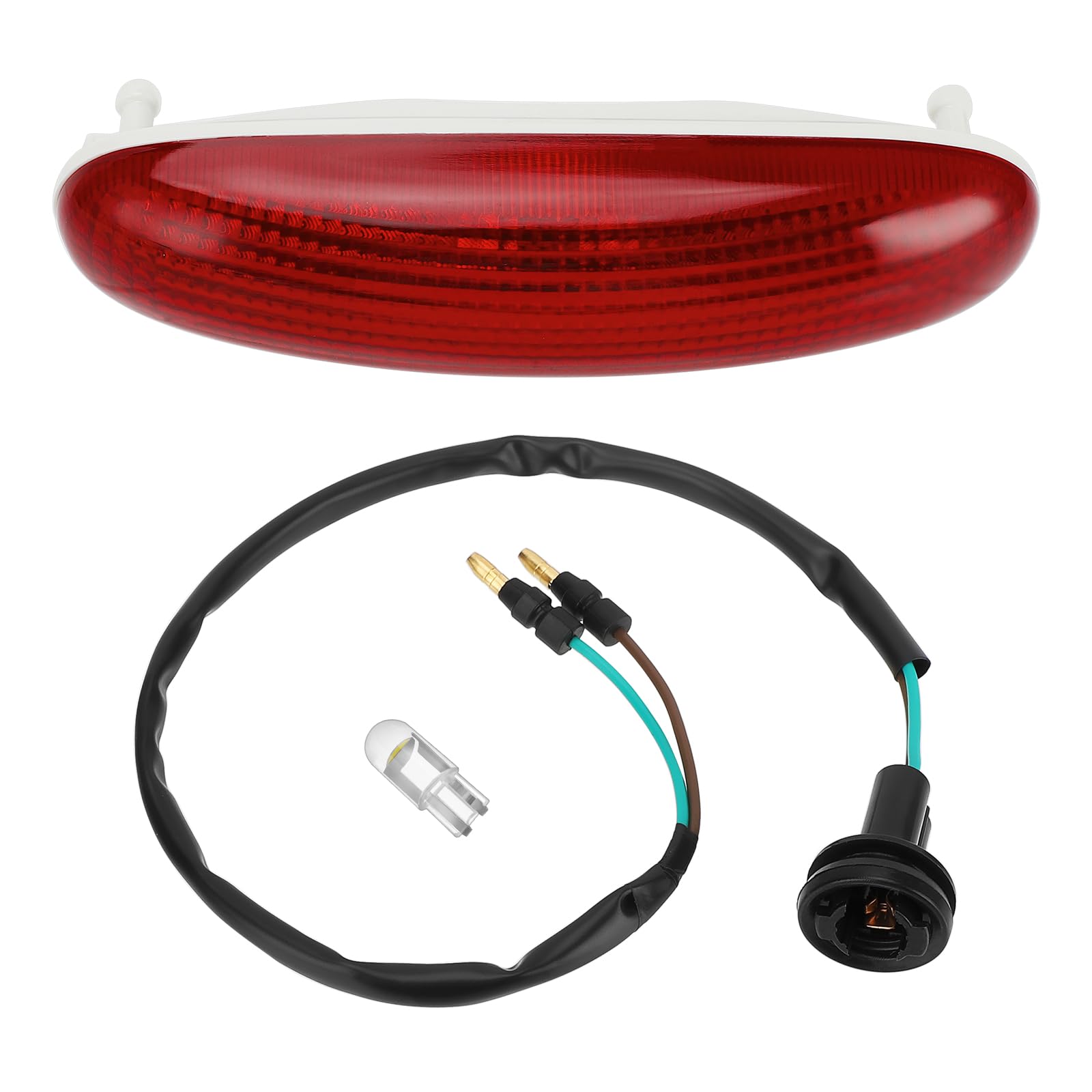 JAVIK tail light lens for Honda TRX300EX with OEM-like fit and clear visibility