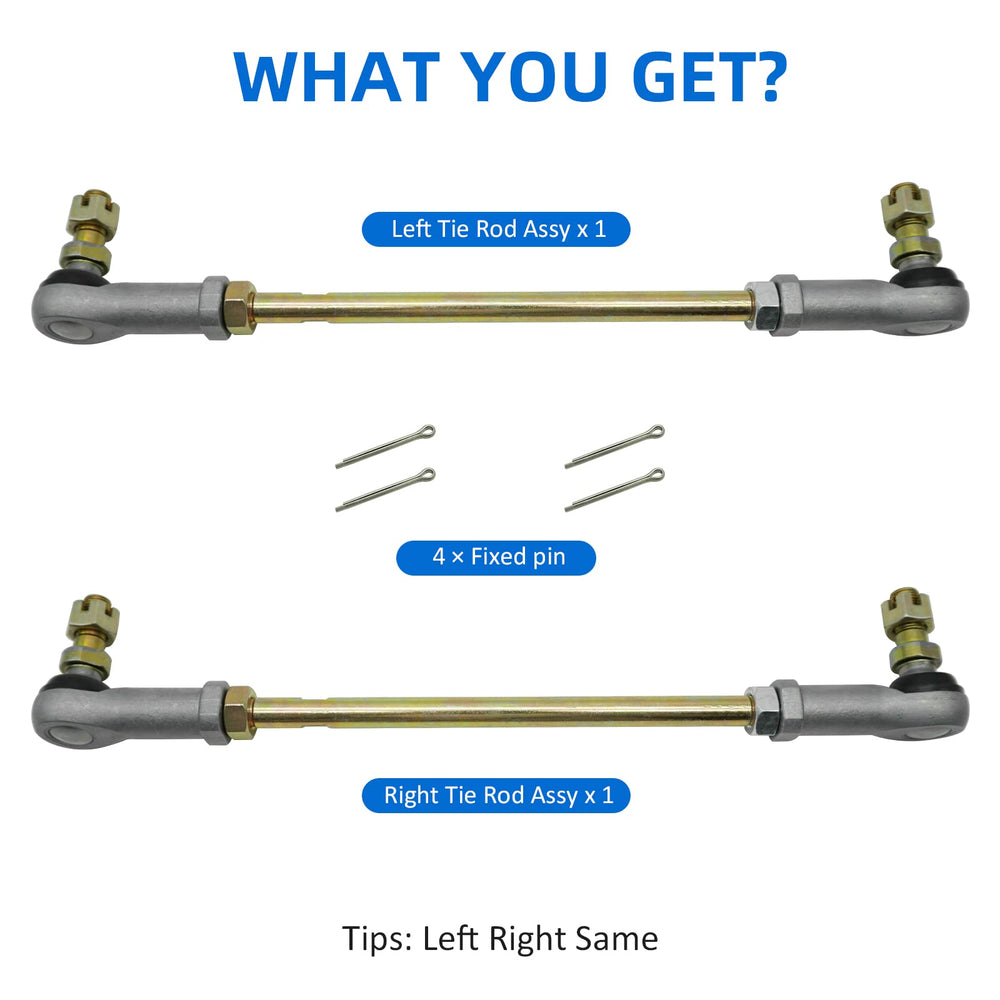 JAVIK tie rod materials emphasize rubber, aluminum, and iron durability