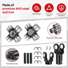 JAVIK U-joint kit twin-pcs for smooth power transfer and durability.