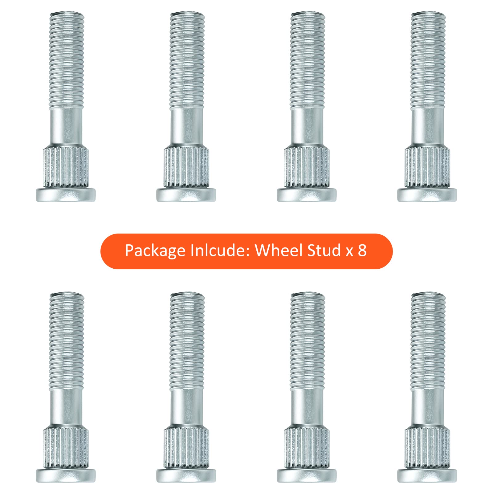 Eight studs per package for quick installation.