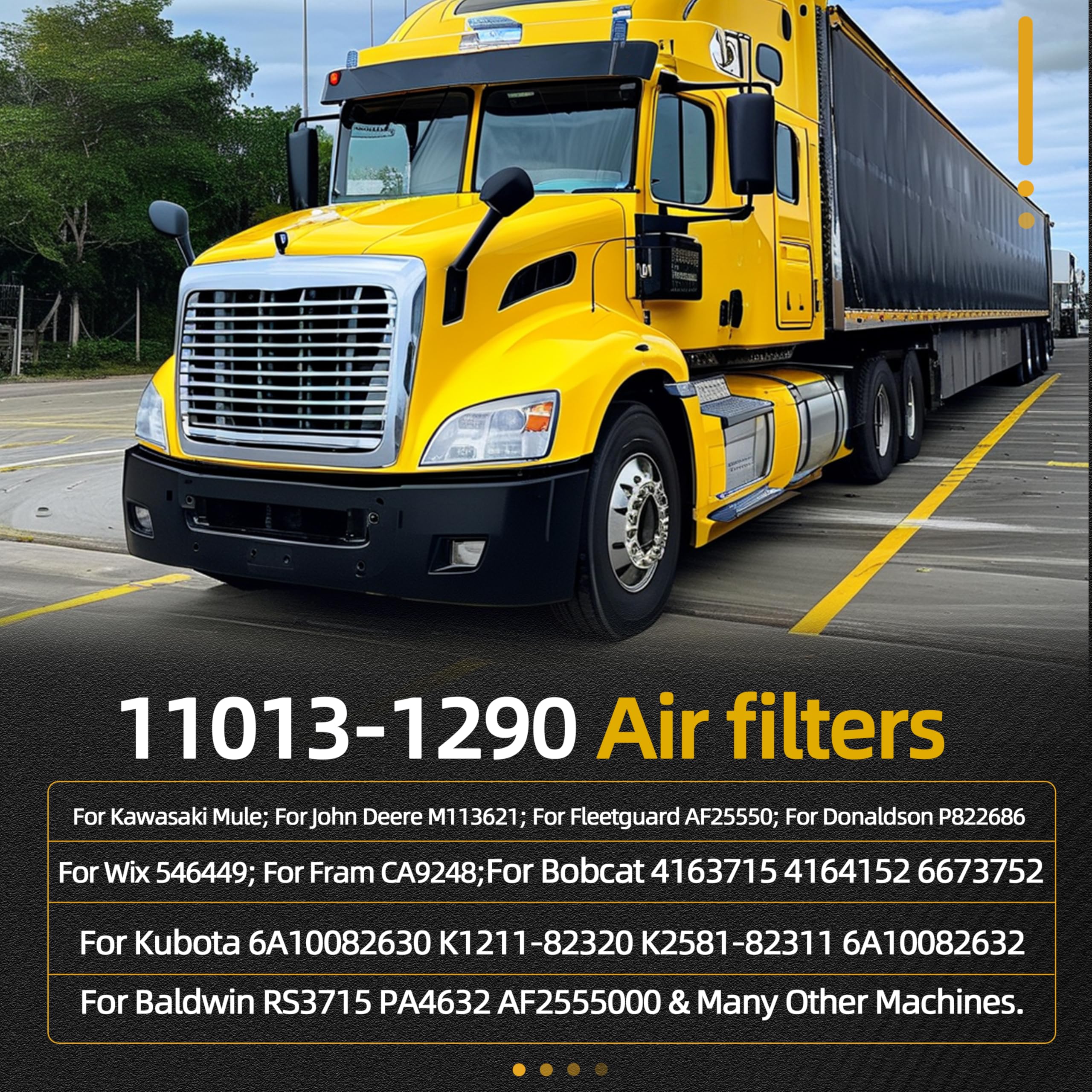JAVOUKA 11013-1290 air filter for Fram CA9248, easy install and long-lasting performance.