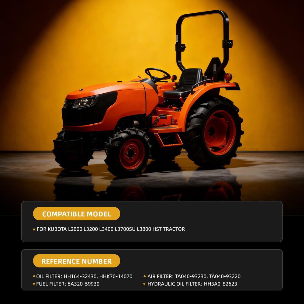 JAVOUKA air filter for Kubota highlights clean intake and improved airflow