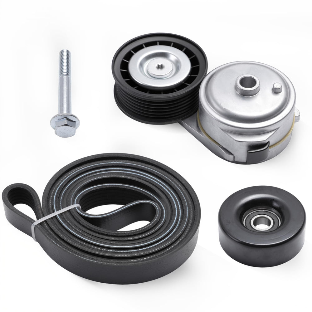JAVOUKA belt tensioner kit front view for quick, smooth belt operation.