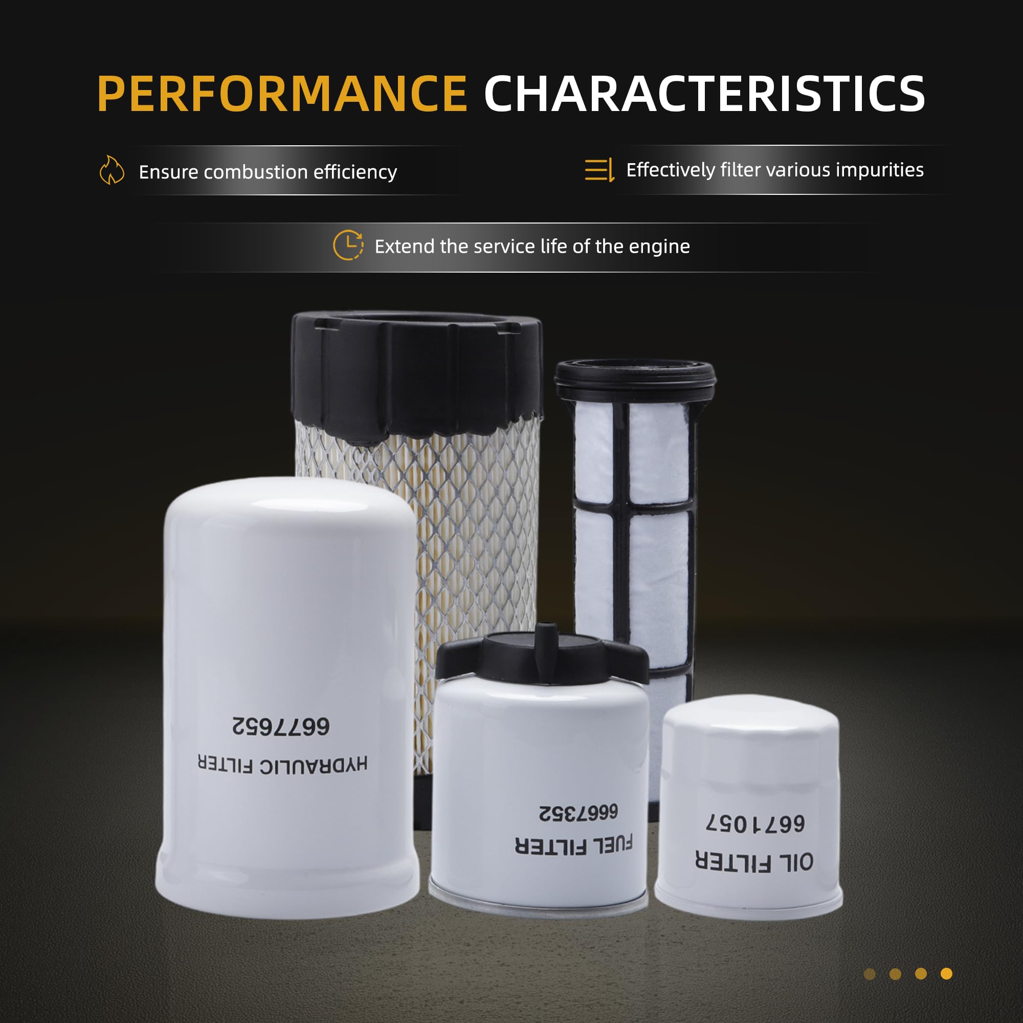 JAVOUKA fuel filter water separator reduces contaminants in fuel for better combustion