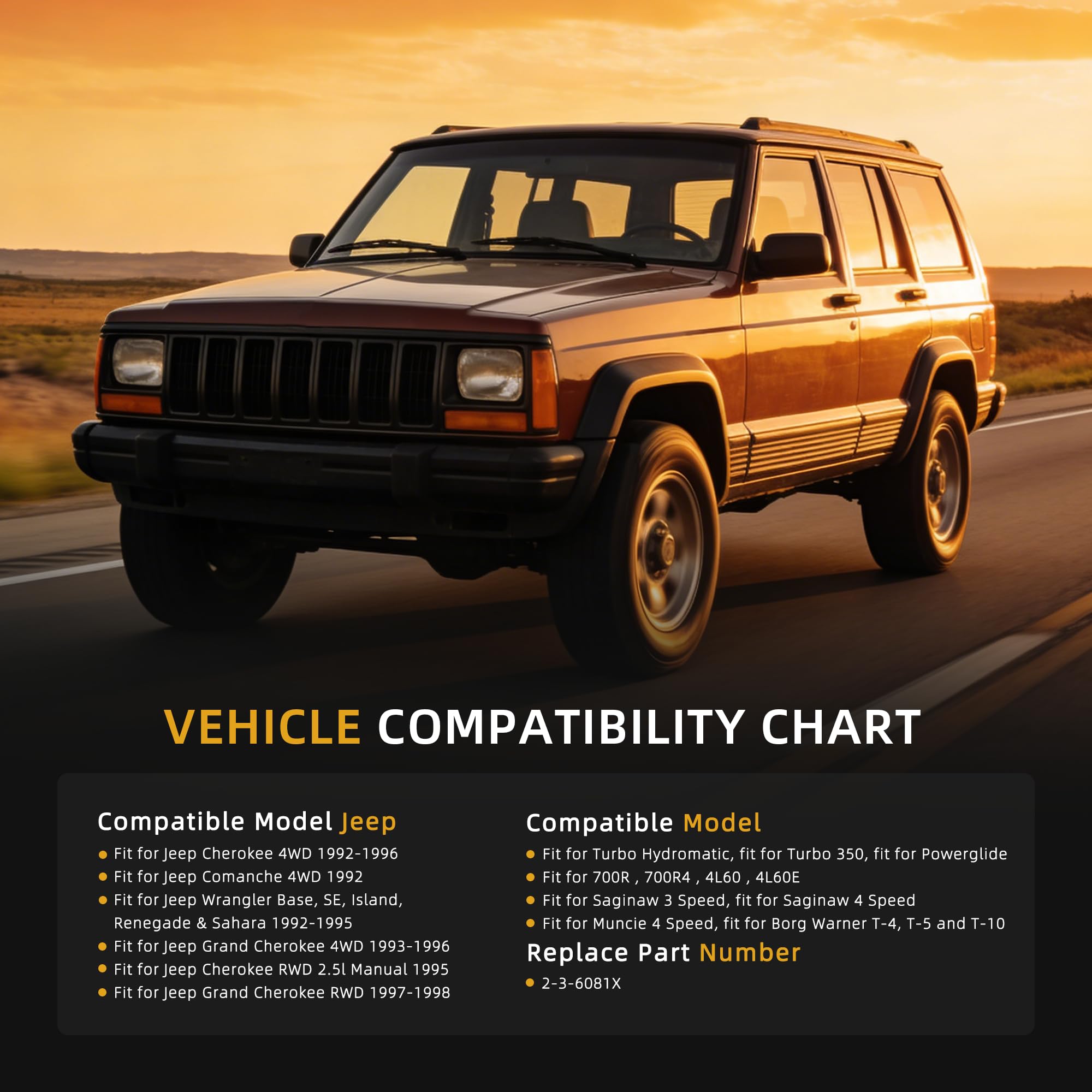 JAVOUKA slip yoke length 5.469 in ensures accurate centering in compatible transmissions