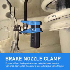 JawGrew universal pipe clamp in blue fits multiple pipelines for versatility