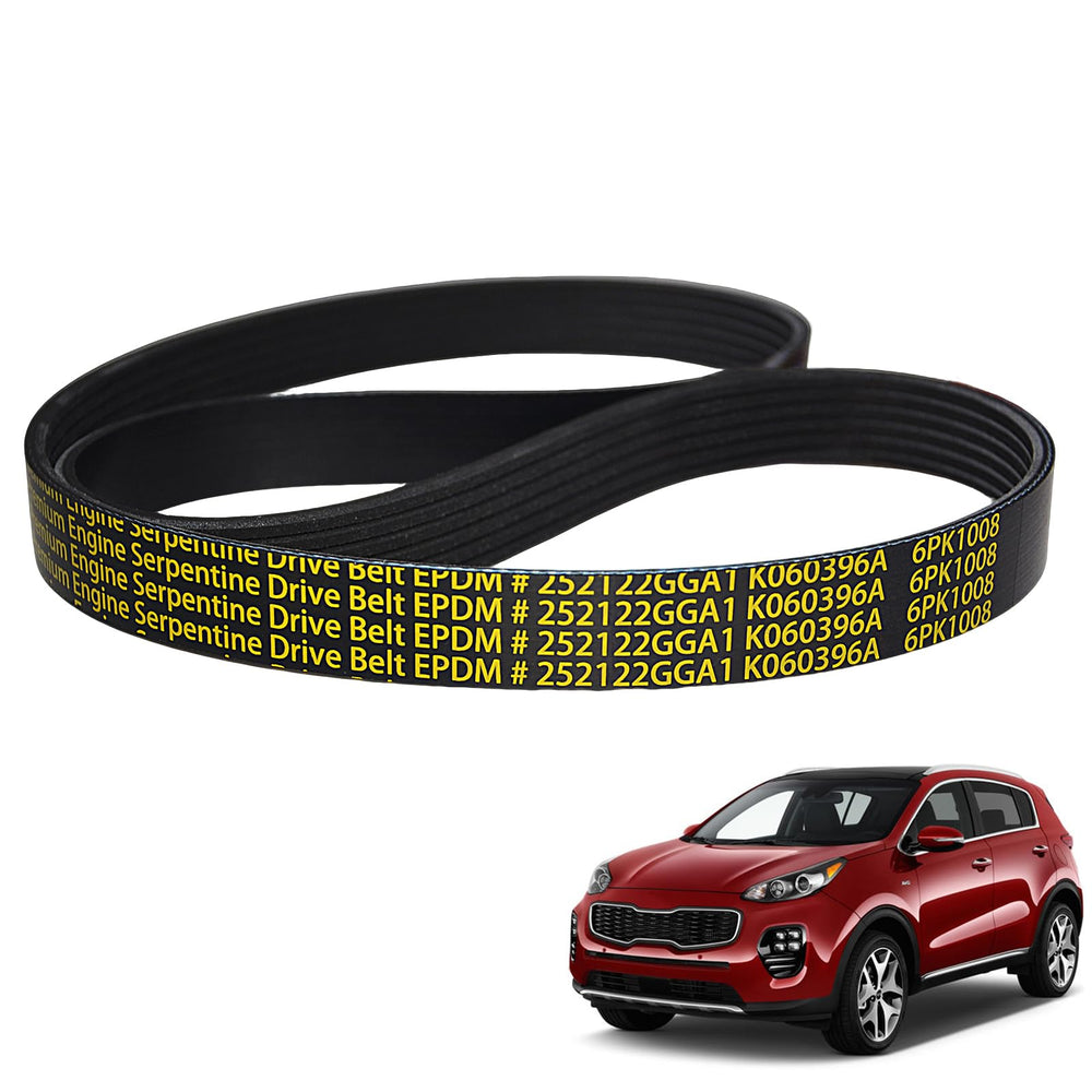 Jaxivo serpentine belt installation view highlighting straightforward replacement process