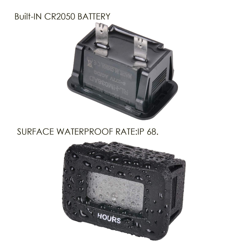 Jayron CR2050 backup battery preserves timing data during outages.