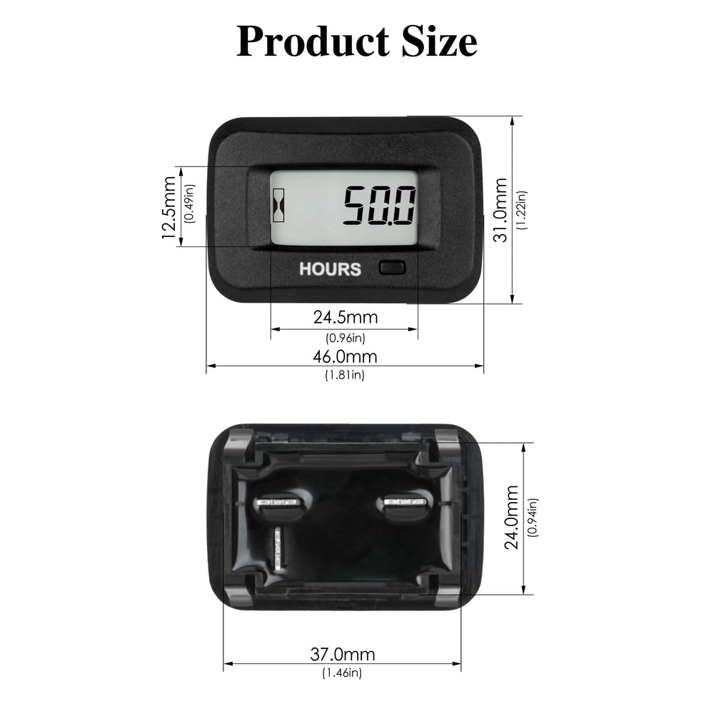 Jayron IP68 waterproof meter protects against moisture and dust exposure.