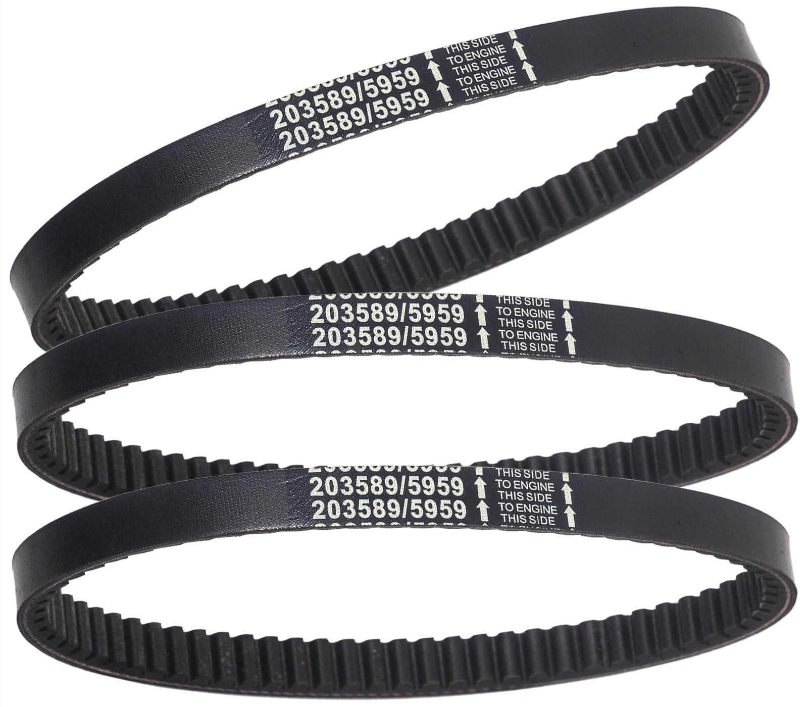 JBROPARTS 30-Series belt pack in box, ready for quick replacement on compatible go-karts.