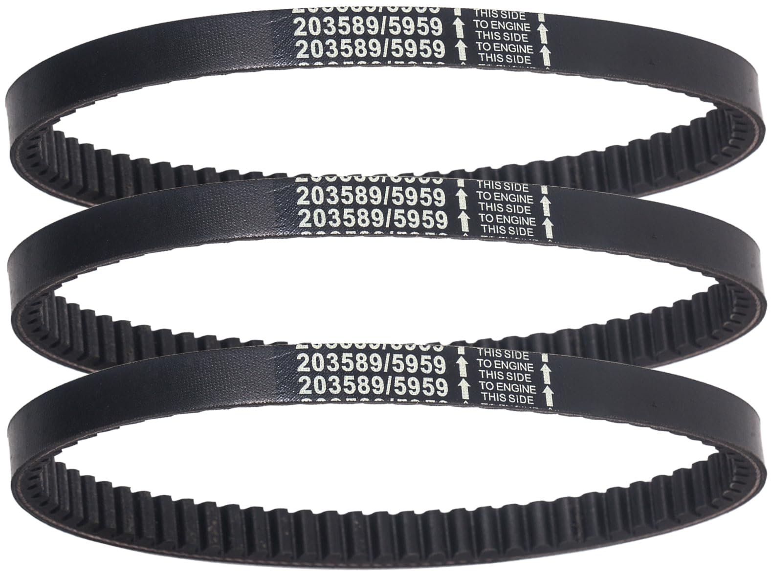 JBROPARTS 30-Series belt for karting supports 5hp-7hp engines on track-ready setups.