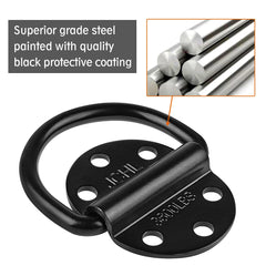 JCHL zinc-plated D-rings close-up highlights corrosion resistance