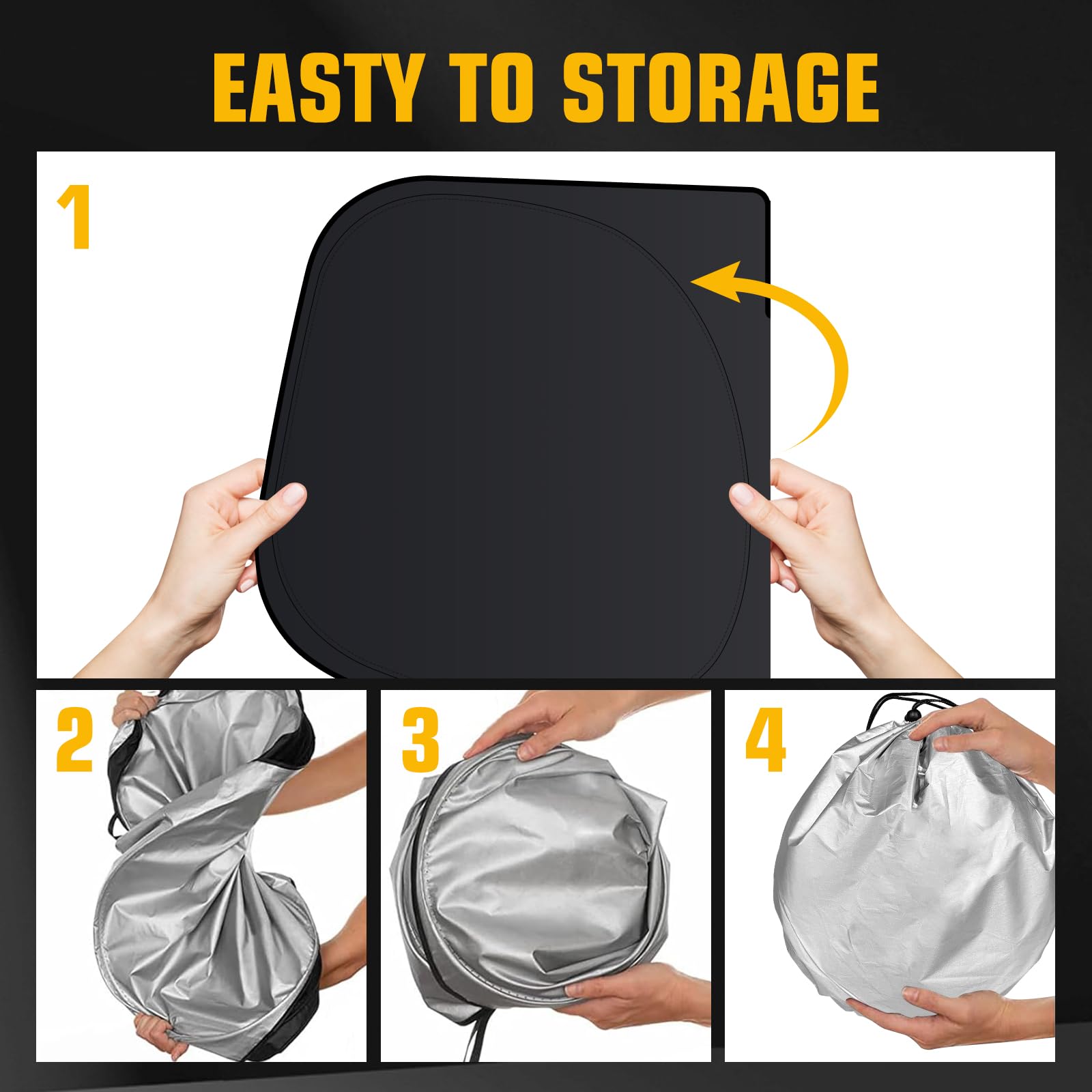 JCRNBU interior protection sunshade reduces heat buildup in Rogue